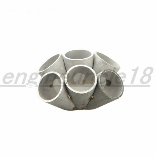 New 6-1 Turbo Manifold Header Merge Collector 304 Stainless Steel T4 Turbo Inlet